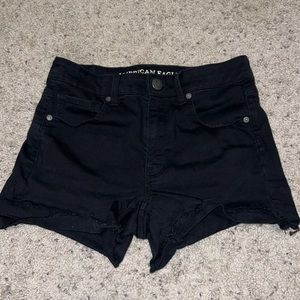 American Eagle Black Jean Shorts